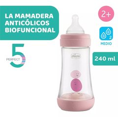 Mamadera CHICCO 5 perfect intui flow 240ml cod.7343 - PAÑAL ONCE