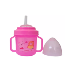 Vaso Con Asas Y Sorbete Silicona 120ml Dispita cod.10625 en internet