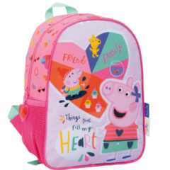 Mochila Infantil Espalda Peppa Pig Corazon Cod.WABRO55400