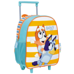 Mochila Infantil Carrito Bluey Rayas 12" Cod.WABRO57903