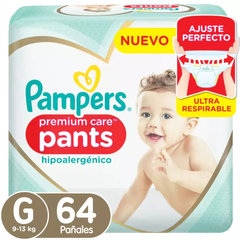 Pampers Pants Premium Care Hipoalergenico PACK MENSUAL - comprar online