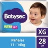 Babysec Ultra Hiperpack Extra Grande x 28 Unidades en internet