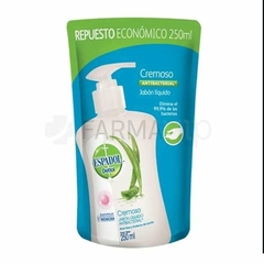 Jabón Líquido Cremoso Antibacterial ESPADOL REPUESTO 250ML