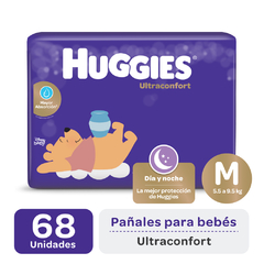 COMBO x2 paquetes de Huggies Ultra Confort Ahorrapack - comprar online