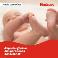 Toallitas Húmedas Huggies Triple Protect X 48 con Oleo Calcáreo - PAÑAL ONCE