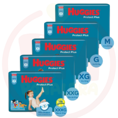 COMBO! 2 Pañales Huggies Protect Plus + Toallitas Huggies x48 - comprar online