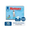 Packaging con falla! Huggies Protect Plus XXGx15u