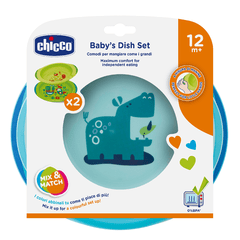 CHICCO Set de platos 12m+ cod.6573 - PAÑAL ONCE