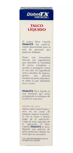 Goicoechea Diabet Tx Diabetes Talco Liquido Crema X 70ml - comprar online