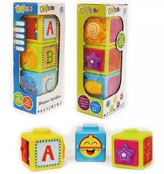 Bloques Apilables Cubos Actividades Ok Baby +12M cod.40120