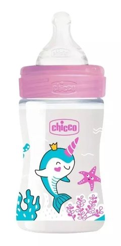Mamadera Chicco Well Being Colors Anti Colico 0m+ 150ML cod.6406 en internet