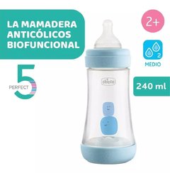 Mamadera CHICCO 5 perfect intui flow 240ml cod.7343