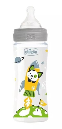 Mamadera Chicco Well-being Colors 330ml Anticolico 4+ cod.6475