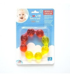 Mordillo Refrigerante Circular Love Mordisco Bebe Silicona cod.9026 - comprar online