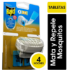 Aparato Para Tabletas Doble Acción + 4 tabletas Contra Mosquitos Raid