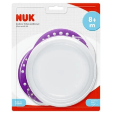 Plato Playo NUK Con Tapa y Asas 8m+ cod.5049 - comprar online