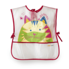 Pintorcito con doble bolsillo Estampado impermeable Love cod.8924 - PAÑAL ONCE