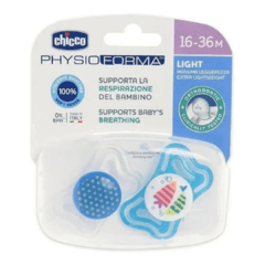 CHICCO Chupete PhysioForma Light 16-36 x 2 Unidades cod7265