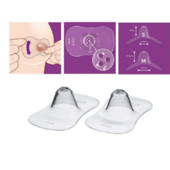 Philips Avent Pezoneras talle Small y Medium x2 Unidades 153/01 153/03 - PAÑAL ONCE