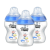 Set x 3 Mamaderas AZUL Closer To Nature Tommee Tippee x260ML 9620