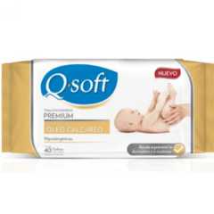 Q Soft Toallitas Humedas con Oleo Calcareo x 40uds - comprar online