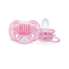 Chupete Ultra Soft Hello Princess 6-18 Meses Avent 529/01 - comprar online