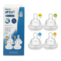 Set Completo de Tetinas Avent x4 Unidades 637/45