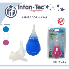 Aspirador Nasal de Silicona con Tapa Protectora Infantec cod.P1247