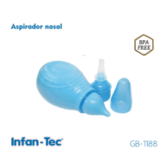 Aspirador Nasal + Aspirador para Limpieza de Oído con Tapa Protectora Infantec Cod.1188 - comprar online