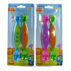 Set de Cucharas Primera Comida x 2 Unidades Infantec 4m+ Cod.BIP1225