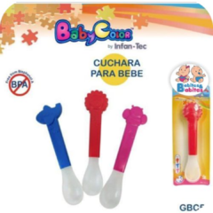 Cuchara Larga Con Punta De Silicona Para Bebe cod.5112