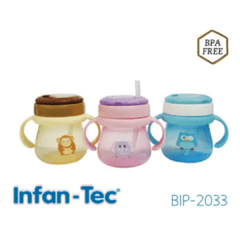 Vaso con Cierre Especial Animalitos Infantec 2033