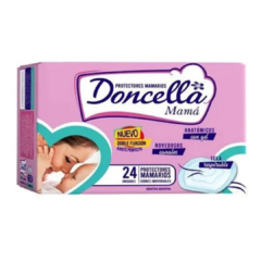 Protector Mamario Doncella Anatómico Con Gel X 24 Unidades