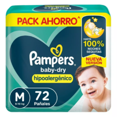 Imagen de Pampers Baby-Dry Hipoalergénico