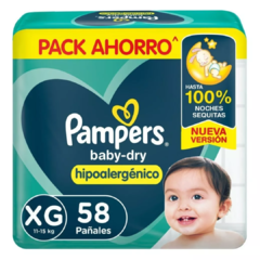 Pampers Baby-Dry Hipoalergénico - comprar online
