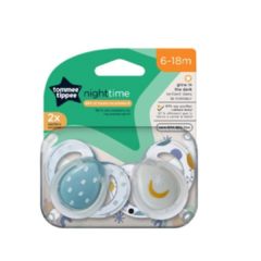 Chupete Tommee Tippee Night time 6-18 meses cod.6750 - PAÑAL ONCE