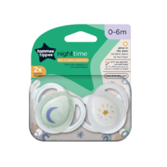 Chupete Tommee Tippee night time 0-6 meses cod.6601 - comprar online
