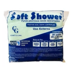 Paños Jabonosos Soft Shower X20u