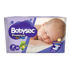 Babysec Premium Pequeño x 30 uds