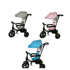 Triciclo Infantil Bebe 360 Manija Capota Reforzado Priori cod. TT9042