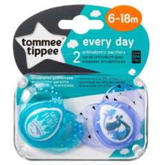 Chupete Every Day Tomme Tippee 6-18 Meses x2 Unidades cod.6240