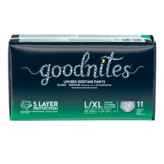 Goodnites L-XL 27 a 57 kg x 11 unidades