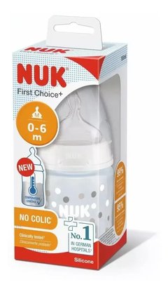 Mamadera con control de temperatura 150ml NUK cod.3063 - tienda online