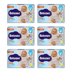 COMBO! 72 Pañales Babysec Babysec Ultra Soft TALLE P