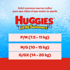 COMBO x3 Packs Huggies Little Swimmers pañal para el agua