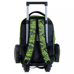 Mochila escolar Hot Wheels 17" Carro Green 3D cod.75125 - comprar online
