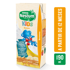 Nestlé Nestum Kids Leche Rtd Sabor Banana 24 Brick X190ml