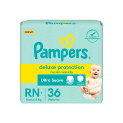 PAÑAL SALE 2 x 15% OFF Pampers Deluxe Protection RN+ x36 Unidades - comprar online