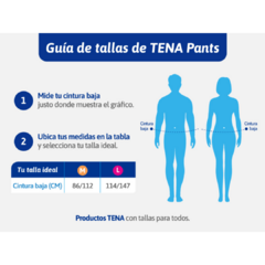Ropa Interior Absorbente TENA Pants Clásico x16u - tienda online