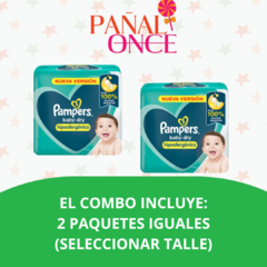 COMBO! 2 PAQUETES Pampers Baby-Dry Hipoalergénico PACK AHORRO